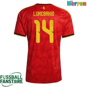 Belgien Dodi Lukebakio #14 Replik Heimtrikot WM 2026 Kurzarm